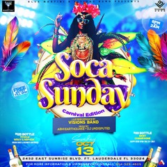 IslandVibesSocaSundays At BlueMartini - Oct 13th - AbhiEQ Undisputed