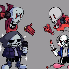 MURDERER RAGE (VIRGIN RAGE BUT IT'S DUST SANS 1.0 VS DUST SANS 3.0)