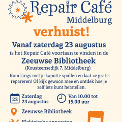 Bert Huige Repaircafe Middelburg 4 juni 2025