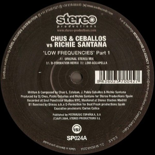 Chus & Ceballos - Low Frequencies Part I (Acapella)