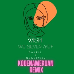 Wish We Never Met ( KodenameKuan Remix )