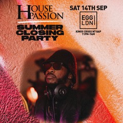 Morgan Black LIVE SET #HousePassion 14/09/24 @ Egg LDN