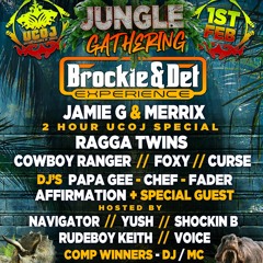DJ ONSET B2B DJ LEGO FT MC CD : UCOJ COMP WINNERS @ JUNGLE GATHERING 01-02-20
