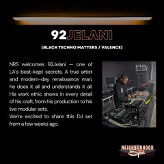 92JELANI | NRS X  BLACK TECHNO MATTERS/ VALENCE