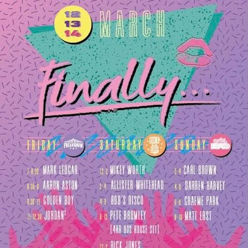 'Finally' Live Stream for Back In The Day - Warm-Up Set 13/3/2021