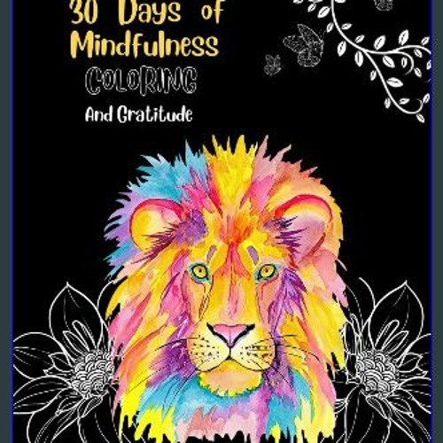 Gratitude Journal Mindfulness Colouring