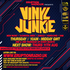 Episode 25 - Vinyl Junkie - Eruption Radio Podcast - 11/08/2022 UM
