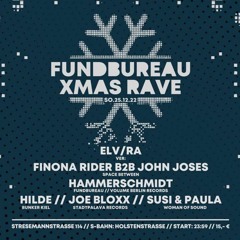 X-MAS RAVE @FUNDBUREAU HAMBURG