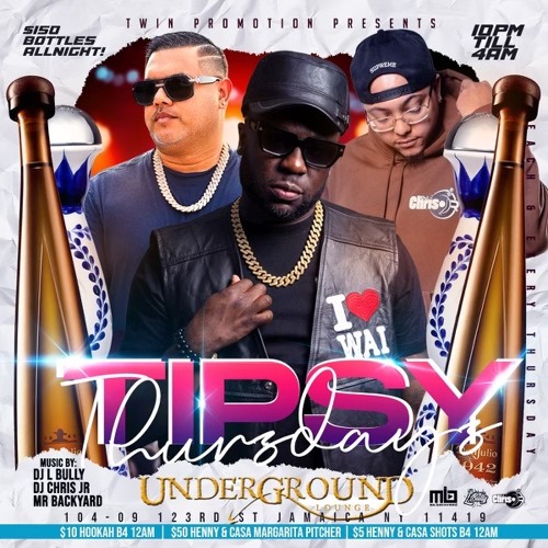 Tipsy Thursdays At Underground Lounge 11.30.23