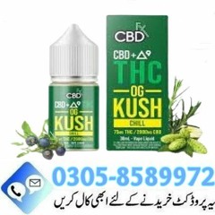 CBD + Delta-9 THC Vape OG Kush In Pakistan & | 030-58589972 | Vape Oil