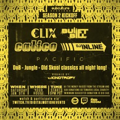 Dj's Inline And Calico 3 Turntable Vinyl b2b mix - Subculture Sessions Twitch Stream Jan 2021