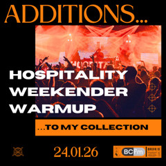 Hospitality Weekender Warm Up 24.01.26