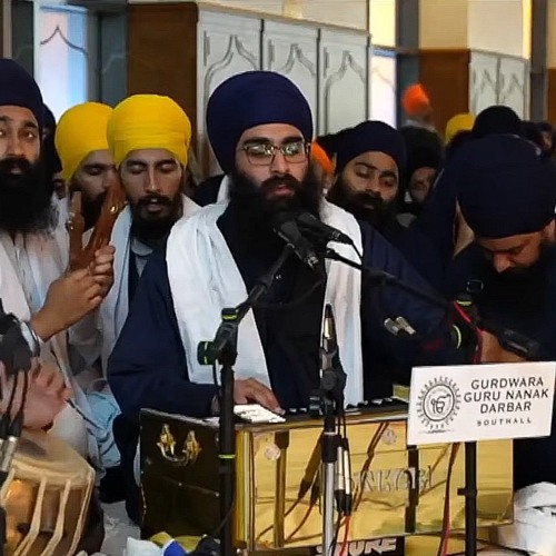Gur Sikh Nak Nakel Mittai Andessia. Bhai Harsimran Singh Lalli Southall Rainsbhai June 2023