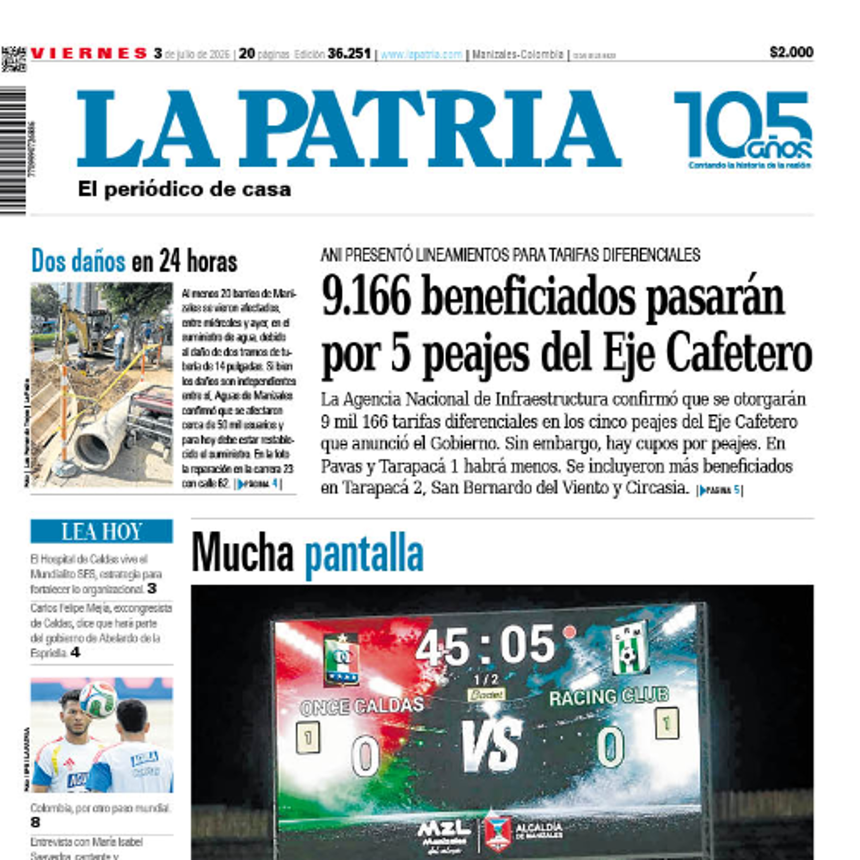 1. Titulares del informativo de la mañana - 3 de julio episode artwork