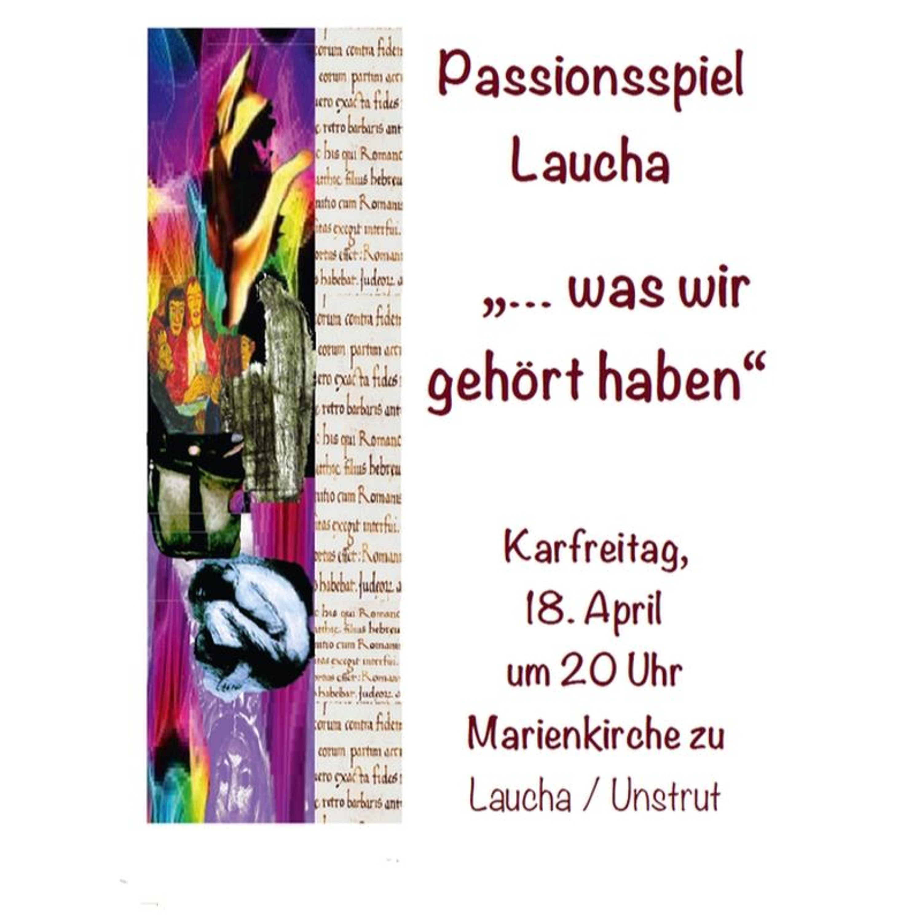 Jubiläum am Karfreitag: 25 Jahre Passionsspiel Laucha