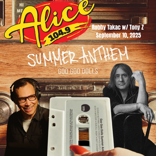 KKWD FM - Tony Z - The Goo Goo Dolls - Robby Takac Interview 08-10-2025