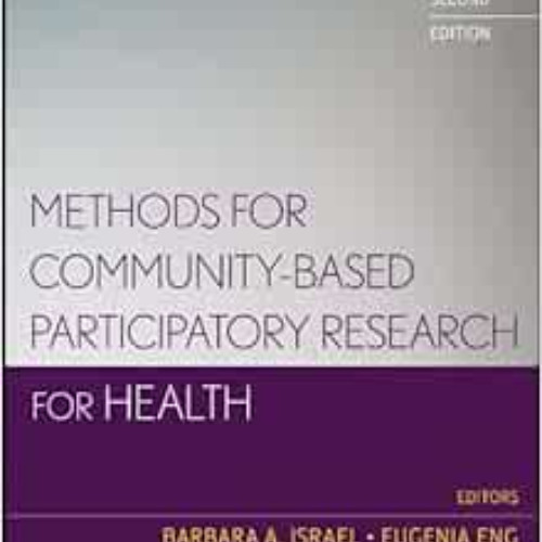 [VIEW] EBOOK 💌 Methods for Community-Based Participatory Research for Health by Barb