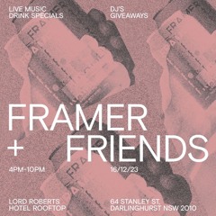 Andrew Fazz For Framer & Friends @ Lord Roberts Hotel Rooftop