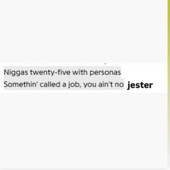 ur not a jester bitch