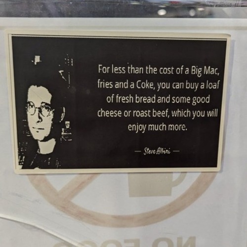 For less than the cost of a Big Mac, fries and a Coke, you can buy a loaf of fresh bread a