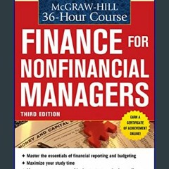 $${EBOOK} 📖 The McGraw-Hill 36-Hour Course: Finance for Non-Financial Managers 3/E: Finance For No