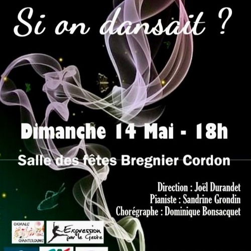 Concert in live : « Si on dansait ? » on Sunday, May 14, 2023 at Brégnier-Cordon