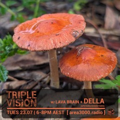 'Triple Vision' 23.07.24 w Lava Brain + DELLA (Upstairs//Downstairs) [area3000.radio]