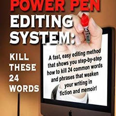 ^THE BIG RED POWER PEN EDITING SYSTEM: KILL THESE 24 WORDS BY Carolyn V. Hamilton (Author) (Online!