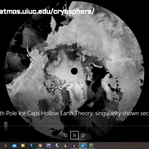 north pole black hole