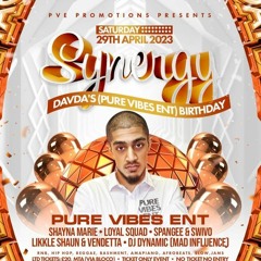 Synergy -  DJ Davda Birthday Bash 29.04.23 (Reggae/Dancehall) Live