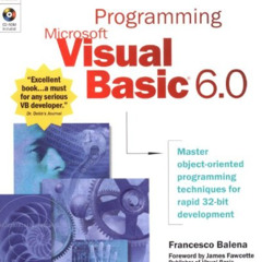 FREE KINDLE ✉️ Programming Microsoft® Visual Basic® 6.0 by  Francesco Balena EBOOK EP