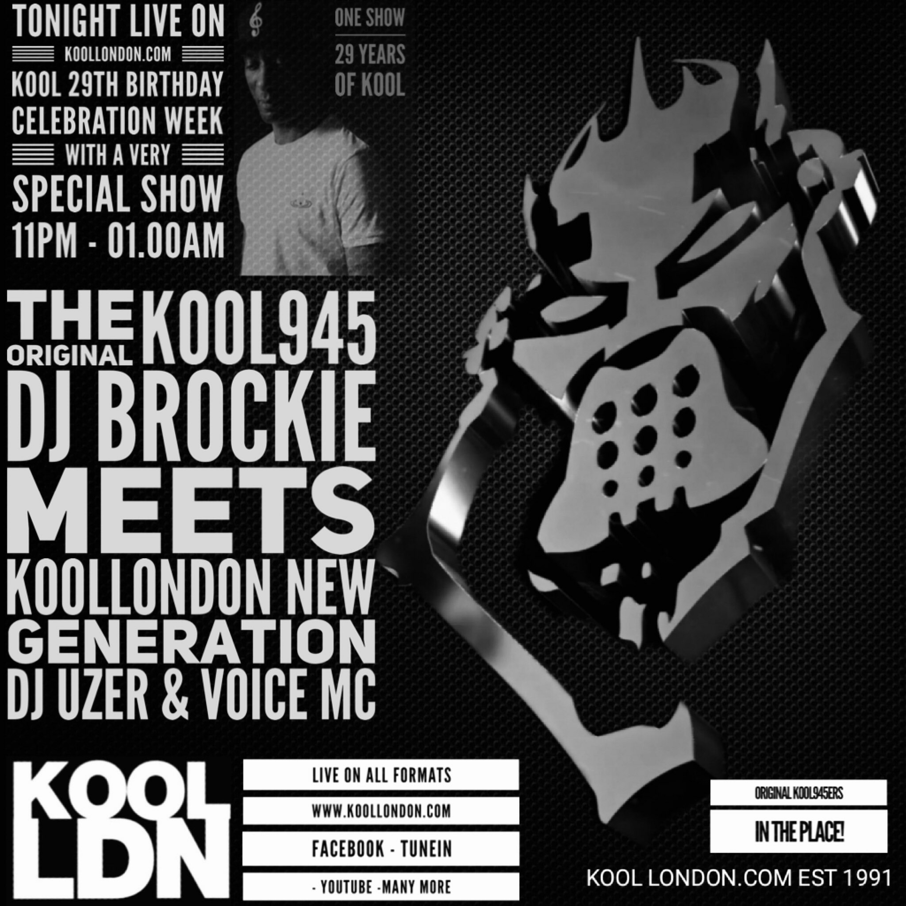 Brockie b2b Uzer & VoicemC - Koollondon.com 29th Birthday - 28 11 20