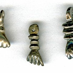 History of the United States in 100 Objects -- 19: Three Silver Higa Amulets, mid-1700s