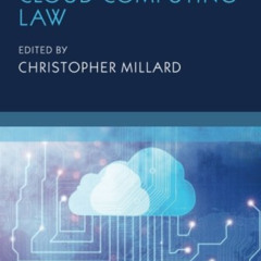 Read EBOOK 💚 Cloud Computing Law by  Christopher Millard EBOOK EPUB KINDLE PDF