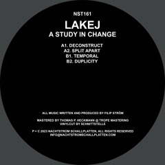 [NST161] Lakej - A Study In Change (Album, 2x12")
