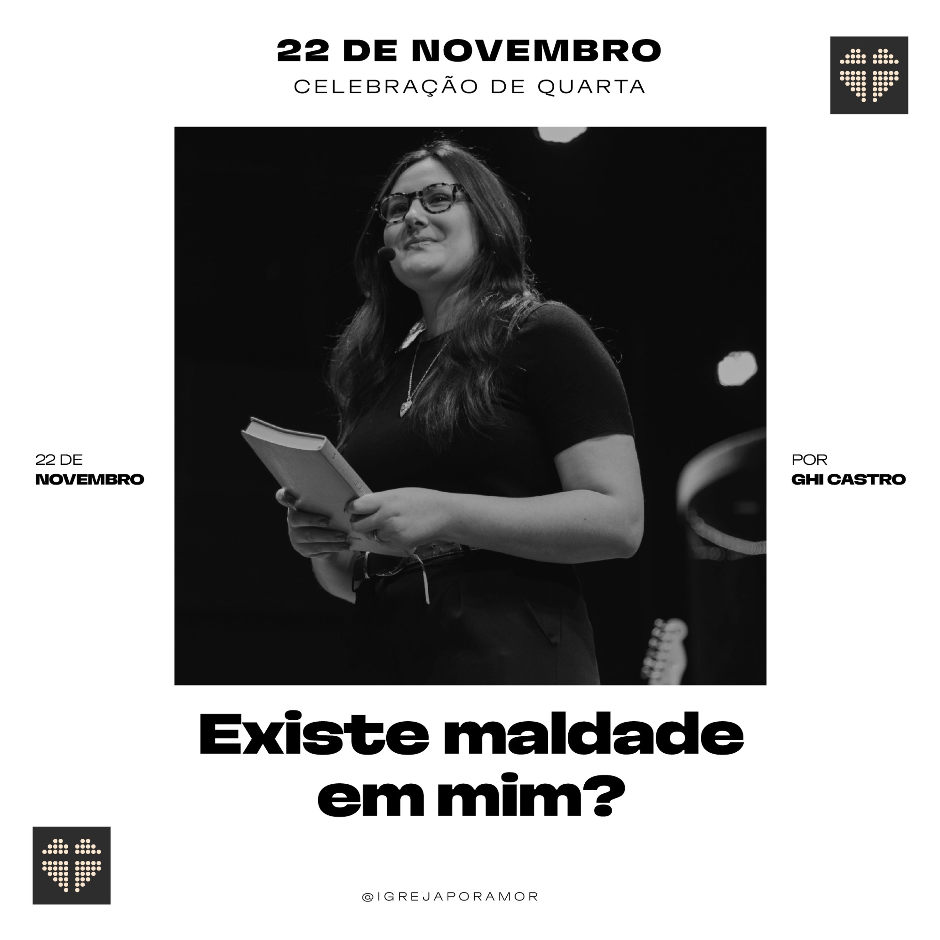 Existe Maldade em Mim? | Igreja Por Amor | Ghi Castro | 22 de Novembro de 2023 episode artwork