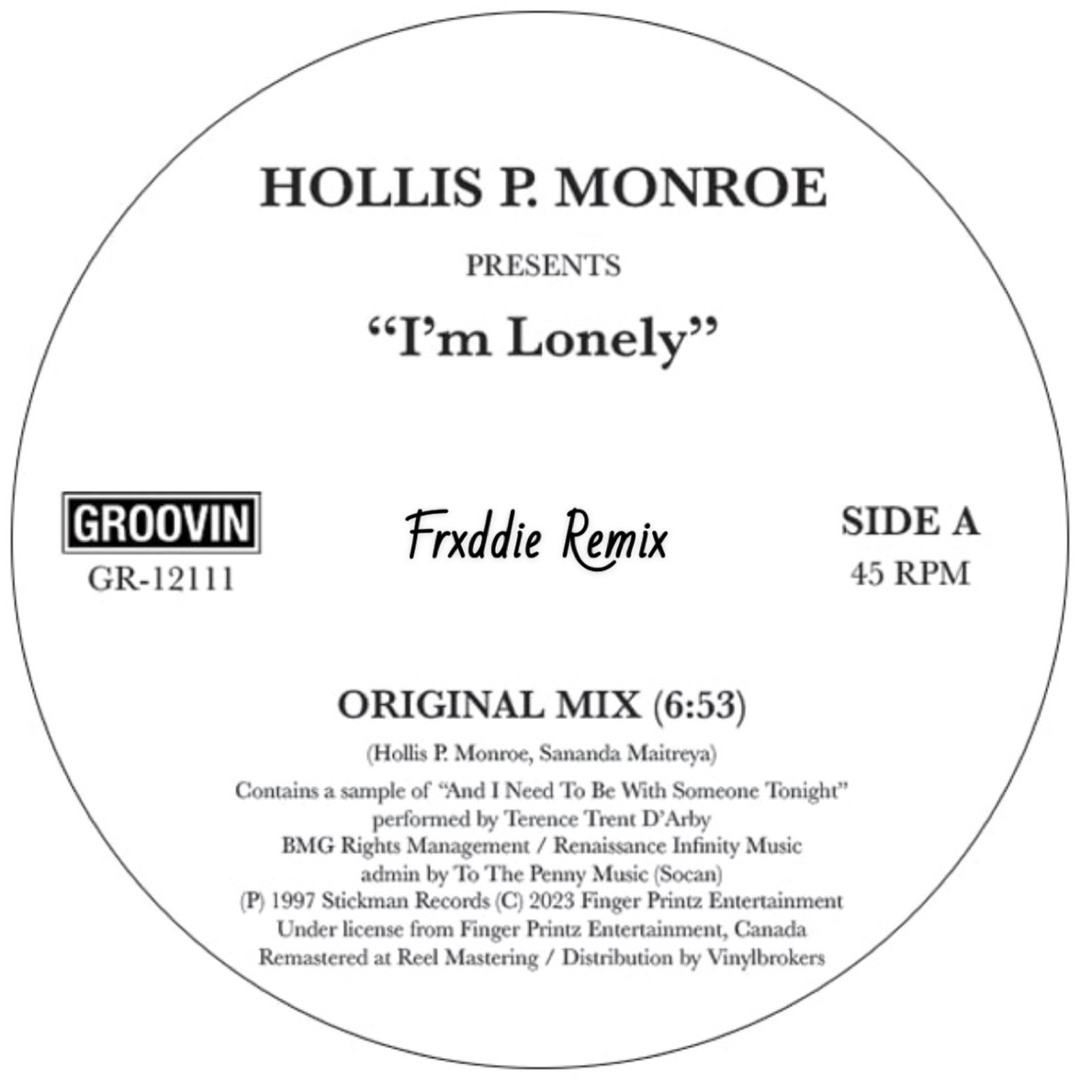 Stream Hollis P. Monroe - I'm Lonely (Frxddie Edit) [FREE DOWNLOAD