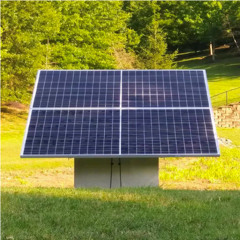Solar panel security camera