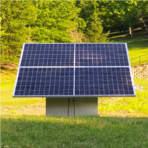 Solar panel security camera