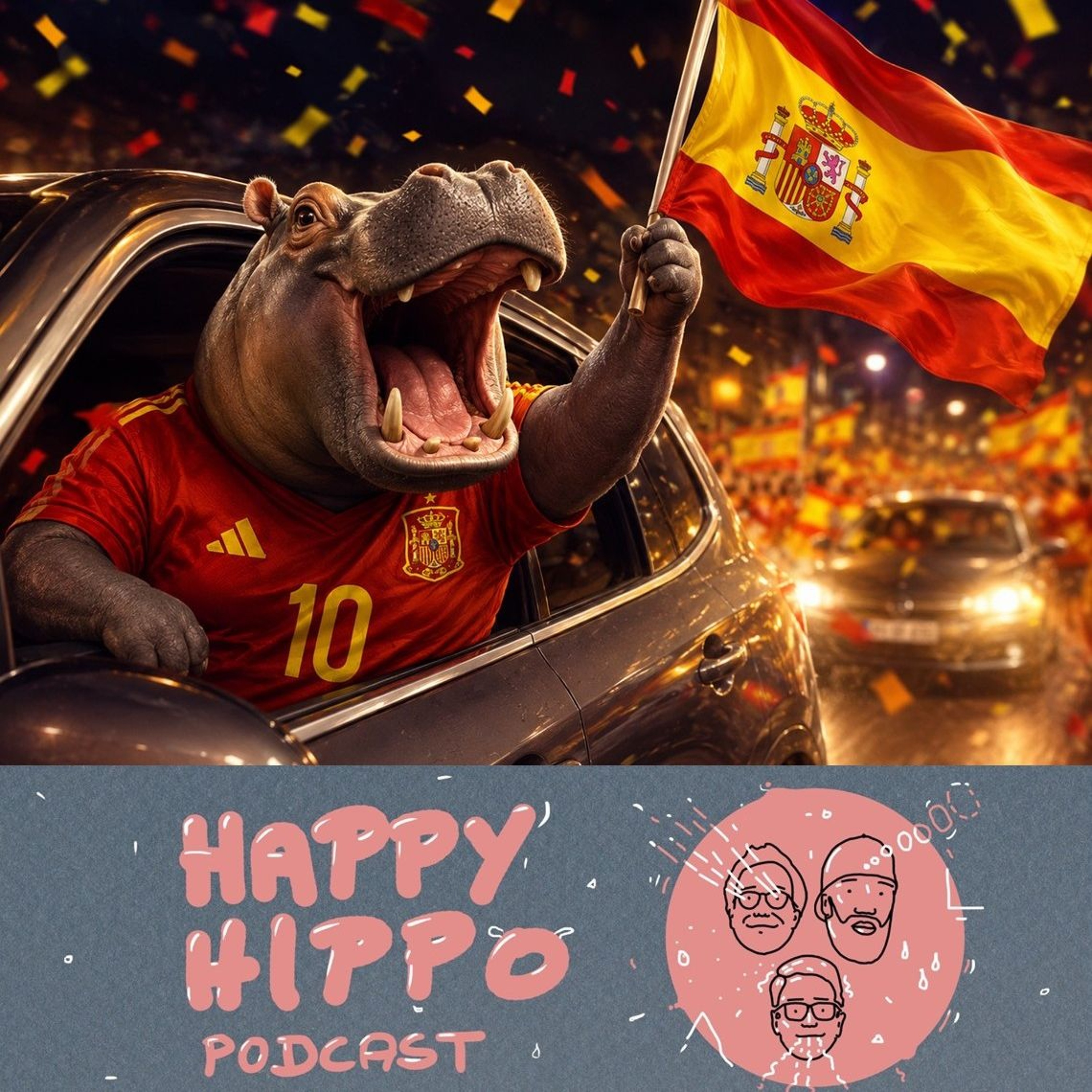 203 Happy Hippo Podcast - ¡Viva España!