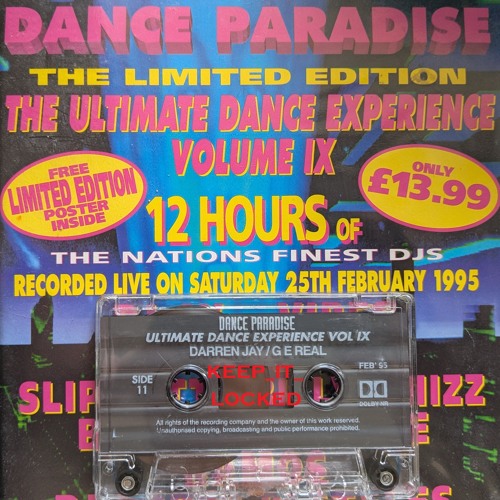 Darren Jay & MC Fearless, then GE Real & MC Conrad & MC Contagious - Dance Paradise 25-02-95