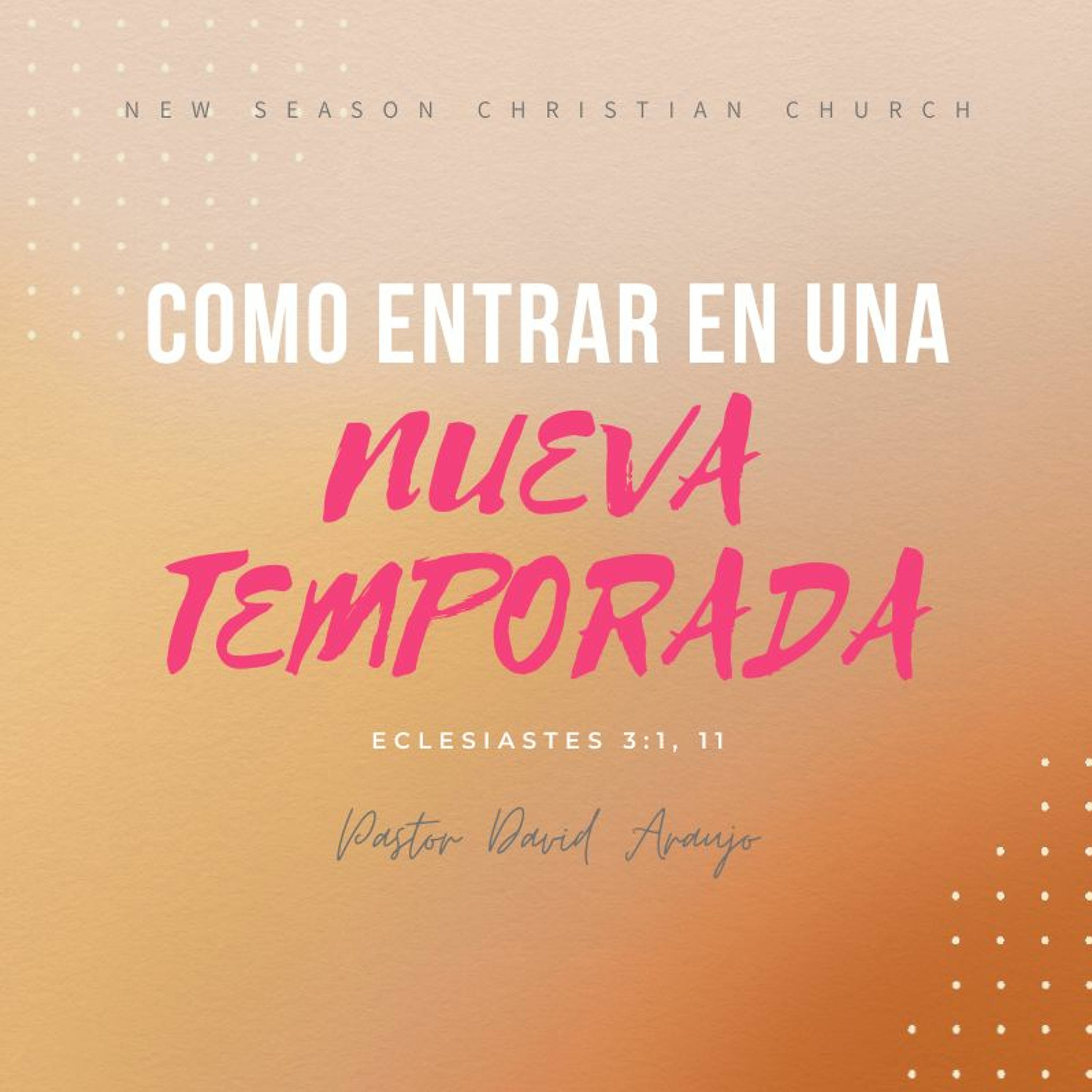 Cómo Entrar En Una Nueva Temporada :: Pastor David Araujo :: 01.17.2021 episode artwork