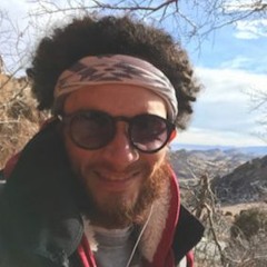 Audie Trail Walking With Background