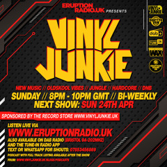 Episode 21 - Vinyl Junkie - Eruption Radio Podcast - 24/04/2022
