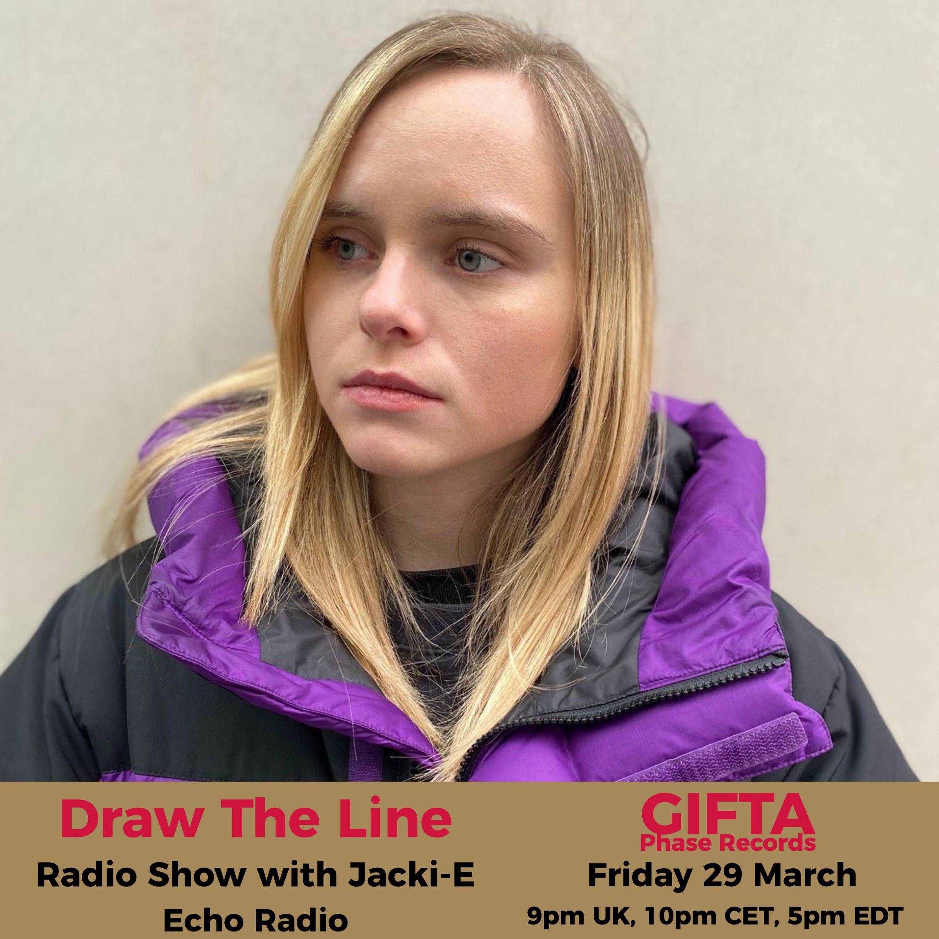 #302 Draw  The Line Radio Show 29-03-2024 with guest mix 2nd hr by Gifta episode artwork