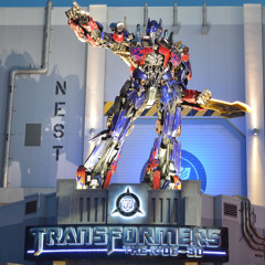 TRANSFORMERS THE RIDE 3D - On-Board Soundtrack Audio (Universal Studios)