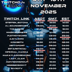Live @ Twitch.tv/SivroTV - 11/09/2025 [Twitch DJs Techno Raid Train - Extended Caboose Set]