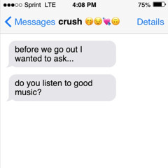 A mix for when your crush asks what you listen to
