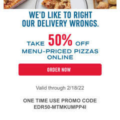 promo code for dominos pizza