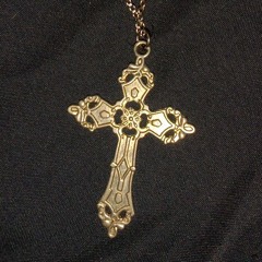 Silver Cross Chain